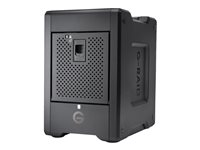 SanDisk Professional G-RAID SHUTTLE 4 - Kiintolevyasemaryhmä - 80 Tt - 4 telineet - HDD 20 Tt x 4 - Thunderbolt 3, USB 3.1 Gen 2 (ulkoinen) SDPH34H-080T-MBAAB