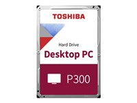 Toshiba P300 Desktop PC - Kiintolevyasema - 6 Tt - sisäinen - 3.5" - SATA 6Gb/s - 5400 kierrosta/min - puskuri: 128 Mt HDWD260UZSVA