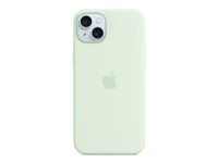 Apple - Takakansi matkapuhelimelle - MagSafe-yhteensopiva - silikoni - pehmeä minttu malleihin iPhone 15 Plus MWNG3ZM/A