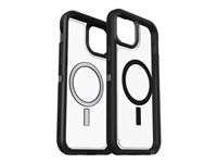 OtterBox Defender Series XT Clear - Takakansi matkapuhelimelle - rosoinen - MagSafe-yhteensopiva - polykarbonaatti, synteettinen kumi - pimeä puoli malleihin Apple iPhone 14 Plus, 15 Plus 77-93291