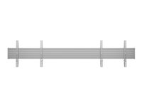 Multibrackets M - Asennuskomponentti (kiinnityskisko, 4 vartta) malleihin 1 tai 2 litteää paneelia - teräs - musta -näytön koko: up to 75" for 2 displays / up to 110" for one display - jalustaan asennettava 7350105214431