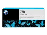 HP 771C - 775 ml - vaalean harmaa - alkuperäinen - mustepatruuna malleihin DesignJet Z6200, Z6600, Z6610, Z6800, Z6810 B6Y14A