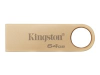 Kingston DataTraveler SE9 G3 - USB Flash-asema - 64 Gt - USB 3.2 Gen 1 - kulta DTSE9G3/64GB