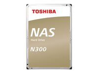 Toshiba N300 NAS - Kiintolevyasema - 10 Tt - sisäinen - 3.5" - SATA 6Gb/s - 7200 kierrosta/min - puskuri: 256 Mt HDWG11AUZSVA