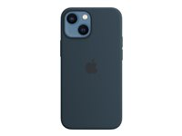 Apple - Takakansi matkapuhelimelle - MagSafella - silikoni - syvänmerensininen malleihin iPhone 13 mini MM213ZM/A