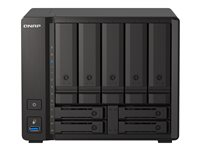 QNAP TS-H973AX-8G - NAS-palvelin - 9 telineet - SATA 6Gb/s - RAID RAID 0, 1, 5, 6, 10, 50, JBOD, 60, RAID TP - RAM 8 Gt - 2.5 Gigabit Ethernet / 10 Gigabit Ethernet - iSCSI tuki TS-H973AX-8G