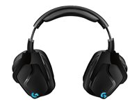 Logitech Gaming Headset G935 - Kuuloke + mikrofoni - 7.1 kanava - täysi koko - 2,4 GHz - langaton - 3,5 mm jakkiliitin - musta, sininen 981-000744