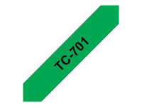 Brother - Musta, vihreä - Rulla (1,2 cm) 1 rulla (rullat) tarrat TC701