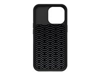 OtterBox Easy Grip Gaming - Takakansi matkapuhelimelle - kalmarinmusteen musta - muotoonvalettu rakenne malleihin Apple iPhone 13 Pro 77-85462