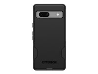 OtterBox Commuter Series - Takakansi matkapuhelimelle - antimikrobinen - polykarbonaatti, synteettinen kumi - musta malleihin Google Pixel 7a 77-92271