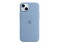 Apple - Takakansi matkapuhelimelle - MagSafe-yhteensopiva - silikoni - talven sininen malleihin iPhone 15 Plus MT193ZM/A