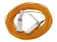 HPE Active Optical Cable - Suorakytkentäkaapeli - QSFP+ to QSFP+ - 15 m - kaksoisakselinen - aktiivinen malleihin Apollo 4200, 4200 Gen10 720211-B21