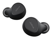 Jabra Evolve2 Buds UC - Aidosti langattomat kuulokkeet mikrofonilla varustettu - korvansisäiset - vaihtokuuloke - Bluetooth - aktiivinen melunpoisto - melua vaimentava 14401-39