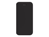 OtterBox Strada Series - Läppäkansi matkapuhelimelle - polyuretaani, polykarbonaatti, synteettinen kumi - musta malleihin Apple iPhone 6, 6s, 7, 8, SE (2.sukupolvi), SE (3rd generation) 77-61672
