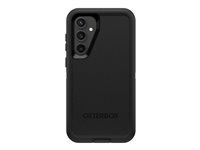 OtterBox Defender Series - Takakansi matkapuhelimelle - polykarbonaattikuori, synteettinen kuminen liukukansi, polykarbonaattikotelo - musta malleihin Samsung Galaxy S23 FE 77-94283