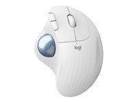 Logitech Ergo Series ERGO M575 - Pallohiiri - optinen - 5 painiketta - langaton - Bluetooth 5.0 LE, 2.4 GHz - USB johdoton vastaanotin - poikkeavan valkoinen 910-005870