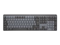 Logitech Master Series MX Mechanical - Näppäimistö - taustavalaisu - langaton - Bluetooth LE - QWERTY - pohjoismainen (tanska/suomi/norja/ruotsi) - näppäinkytkin: Linear - grafiitti 920-010754