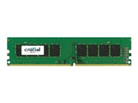 Crucial - DDR4 - moduuli - 16 Gt - DIMM 288 nastaa - 2400 MHz / PC4-19200 - CL17 - 1.2 V - puskuroimaton - non-ECC CT16G4DFD824A