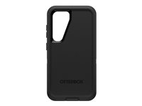 OtterBox Defender Series - Suojakotelo matkapuhelimelle - rosoinen - polykarbonaatti, synteettinen kumi - musta malleihin Samsung Galaxy S23 77-91038