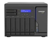 QNAP TS-h886 - NAS-palvelin - 8 telineet - SATA 6Gb/s - RAID RAID 0, 1, 5, 6, 10, 50, JBOD, 60, RAID TP, TM - RAM 8 Gt - 2.5 Gigabit Ethernet - iSCSI tuki TS-H886-D1602-8G