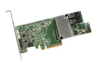 Broadcom MegaRAID 9361-8i - Tallennuslaitteen ohjain (RAID) - 8 Kanava - SATA / SAS 12Gb/s matala profiili - 12 Gbit/s - RAID 0, 1, 5, 6, 10, 50, 60 - PCIe 3.0 x8 05-25420-08