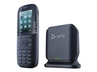Poly Rove B2 Base Station and 30 Phone Handset Kit - Langaton puhelin toiminnolla soittajan tunnistin/odotetaan soittoa - DECT - 3-suuntainen puhelukyky - SIP, SIP v2, RTCP, RTP, SDP, SIP over TLS, SIP TCP:n kautta, SIP UDP:n kautta - musta 8J8W5AA#ABB