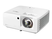 Optoma GT2100HDR - DLP-projektori - laser - 3D - 4200 lumenia - Full HD (1920 x 1080) - 16:9 - 1080p - lyhytheittoinen kiinteä objektiivi - valkoinen E9PD7L311EZ2