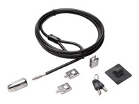 Kensington Desktop and Peripherals Standard Keyed Locking Kit 2.0 - Turvakaapelilukko - 2.4 m K64424WW