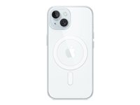 Apple - Takakansi matkapuhelimelle - MagSafe-yhteensopiva - polykarbonaatti - kirkas malleihin iPhone 15 MT203ZM/A
