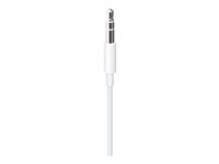 Apple Lightning to 3.5mm Audio Cable - Äänikaapeli - Lightning uros to 4-pole mini jack uros - 1.2 m - valkoinen MXK22ZM/A