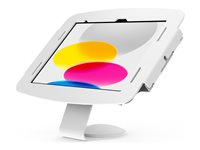 Compulocks iPad mini 8.3" Space Enclosure Core Counter Stand or Wall Mount - Asennuspakkaus (teline) - 45°:n katselukulma malleihin tabletti - lukittava - alumiini, teräs - valkoinen -näytön koko: 8.3" -kiinnitysliitäntä: 100 x 100 mm - seinään asennettava, tiski malleihin Apple iPad mini (8.3 tuuma) 111W830IPMSW