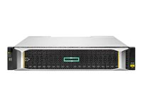 HPE Modular Smart Array 2060 10GbE iSCSI SFF Storage - Kiintolevyasemaryhmä - 0 Tt - 24 telineet (SAS-3) - iSCSI (25 GbE) (ulkoinen) - telineasennettava - 2U R0Q76B