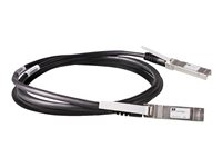 HPE X240 Direct Attach Cable - Verkkokaapeli - SFP+ to SFP+ - 5 m malleihin HPE 59XX, 75XX; FlexFabric 12902; Modular Smart Array 1040; SimpliVity 380 Gen10, 380 Gen9 JG081C