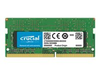 Crucial - DDR4 - moduuli - 4 Gt - SO-DIMM 260-pin - 2400 MHz / PC4-19200 - CL17 - 1.2 V - puskuroimaton - non-ECC CT4G4SFS824AT