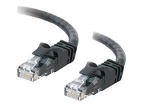 C2G Cat6 Booted Unshielded (UTP) Network Patch Cable - Kytkentäkaapeli - RJ-45 (uros) to RJ-45 (uros) - 2 m - UTP - CAT 6 - valettu, piikitön, säikeinen - musta 83408