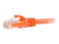 C2G Cat6 Booted Unshielded (UTP) Network Patch Cable - Kytkentäkaapeli - RJ-45 (uros) to RJ-45 (uros) - 1 m - UTP - CAT 6 - valettu, piikitön, säikeinen - oranssi 83574