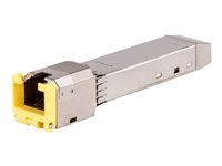 HPE Aruba Cat6A - SFP+ lähetin-vastaanotin-moduuli - 10GbE - 10GBase-T - RJ-45 - jopa 30 m malleihin HPE Aruba 6200F 12G, 6200M 24G; CX 10000, 6405 v2 JL563B