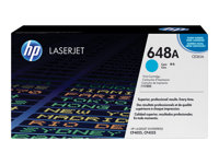 HP 648A - Sinivihreä - alkuperäinen - LaserJet - väriainekasetti (CE261A) malleihin Color LaserJet Enterprise CP4025dn, CP4025n, CP4525dn, CP4525n, CP4525xh CE261A