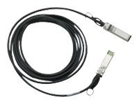 Cisco SFP+ Copper Twinax Cable - Suorakytkentäkaapeli - SFP+ to SFP+ - 10 m - kaksoisakselinen - aktiivinen malleihin Cisco 16, 8; Catalyst ESS9300; Nexus 22XX, 55XX, 7000, 93180, 93XX; UCS 61XX, C4200 SFP-H10GB-ACU10M=