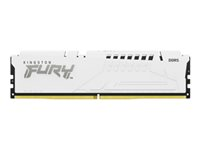 Kingston FURY Beast - DDR5 - moduuli - 16 Gt - DIMM 288 nastaa - 6800 MHz / PC5-54400 - CL34 - 1.4 V - puskuroimaton - on-die ECC - valkoinen KF568C34BWE-16