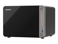 QNAP TS-AI642 - NAS-palvelin - 6 telineet - SATA 6Gb/s - RAID RAID 0, 1, 5, 6, 10, 50, JBOD - RAM 8 Gt - Gigabit Ethernet / 2.5 Gigabit Ethernet - iSCSI tuki TS-AI642-8G