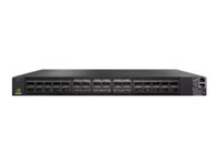 NVIDIA Spectrum-2 SN3700 - Kytkin - L3 - Hallinnoitu - 32 x 200 Gigabit QSFP56 - ilmavirtaus takaa eteenpäin - telineeseen asennettava 920-9N201-00FA-0C0