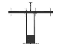 Multibrackets M Motorized Floorbase - Sähköinen nosto malleihin 2 LCD-näyttöä / videkokouskamera - musta -näytön koko: 40"-65" - lattialla seisova 7350073739004