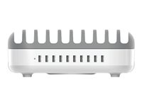 Compulocks 10 Ports USB Charging Dock Station With UK Plug - Latausasema - 120 watti(a) - 2.4 A - 10 lähtöliittimet (USB) - Yhdistynyt kuningaskunta 10PUSBDKS-UK