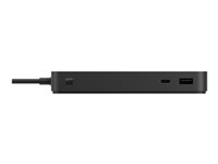 Microsoft Surface Dock - Telakointiasema - Thunderbolt 4 - 3 x Thunderbolt - GigE, 2.5 GigE - 165 watti(a) malleihin Surface Laptop 5, Laptop Studio, Pro 8, Pro 9 T8I-00003