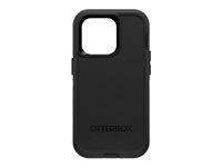 OtterBox Defender Series - Takakansi matkapuhelimelle - rosoinen - MagSafe-yhteensopiva - polykarbonaatti, synteettinen kumi - musta malleihin Apple iPhone 14 Pro 77-88382