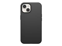 OtterBox Symmetry Series - Takakansi matkapuhelimelle - polykarbonaatti, synteettinen kumi - musta malleihin Apple iPhone 13, 14, 15 77-92928