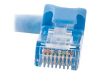 C2G Cat6 Booted Unshielded (UTP) Network Patch Cable - Kytkentäkaapeli - RJ-45 (uros) to RJ-45 (uros) - 50 m - UTP - CAT 6 - valettu, piikitön, säikeinen - sininen 83396