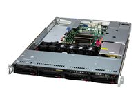 Supermicro UP SuperServer 511R-W - telineasennettava ilman suoritinta - 0 Gt - ei kiintolevyä SYS-511R-W