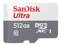 SanDisk Ultra - Flash-muistikortti - 512 Gt - Class 10 - microSDXC UHS-I SDSQUNR-512G-GN3MN